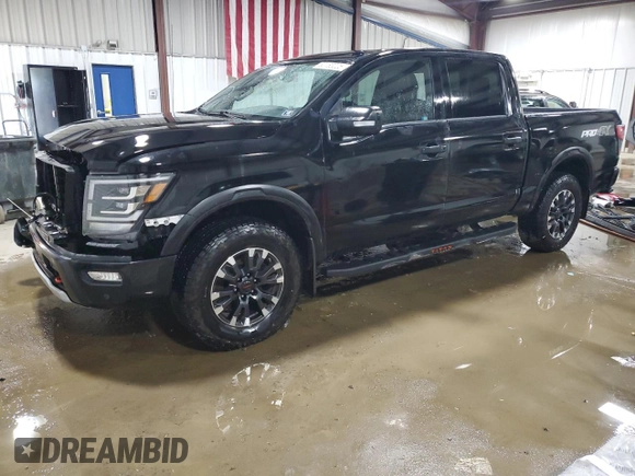 2021 Nissan Titan SV with VIN 1N6AA1ED7MN530751, listed as a Copart auction lot 62183225 with 63,430 mi miles and Salvage title. Bid and sale history available at DreamBid. Image 1.