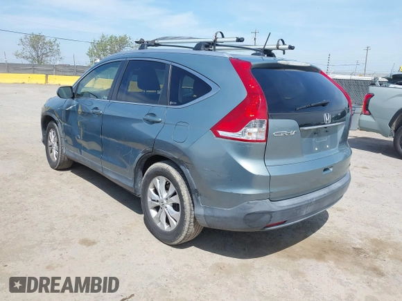 2012 Honda CR-V EX-L with VIN JHLRM3H74CC003987, listed as a IAAI auction lot 42046672 with 143,277 mi miles. Bid and sale history available at carsss.com. Image 3.