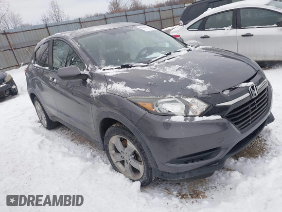 2017 Honda HR-V LX with VIN 3CZRU6H35HG703155, listed as a IAAI auction lot 41208172 with 85,713 mi miles. Bid and sale history available at carsss.com. Image 1.