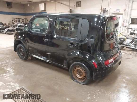 2009 Nissan Cube 1.8 SL with VIN JN8AZ28R59T118635, listed as a IAAI auction lot 40705684 with 188,365 mi miles. Bid and sale history available at carsss.com. Image 3.