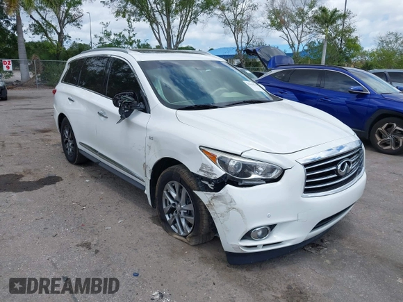 2014 Infiniti QX60 with VIN 5N1AL0MN9EC526405, listed as a IAAI auction lot 42154218 with 111,761 mi miles and . Bid and sale history available at DreamBid. Image 6.