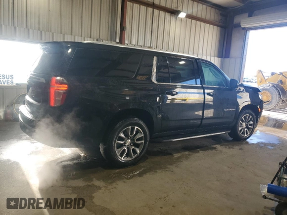 2023 Chevrolet Suburban LT with VIN 1GNSCCKD1PR341700, listed as a Copart auction lot 89360915 with 39,761 mi miles and Salvage title. Bid and sale history available at DreamBid. Image 3.