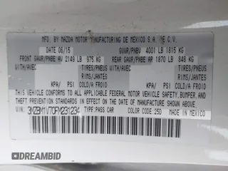 2015 Mazda 3 i Touring with VIN 3MZBM1V70FM231234, listed as a IAAI auction lot 42007526 with 114,255 mi miles. Bid and sale history available at carsss.com. Image 9.