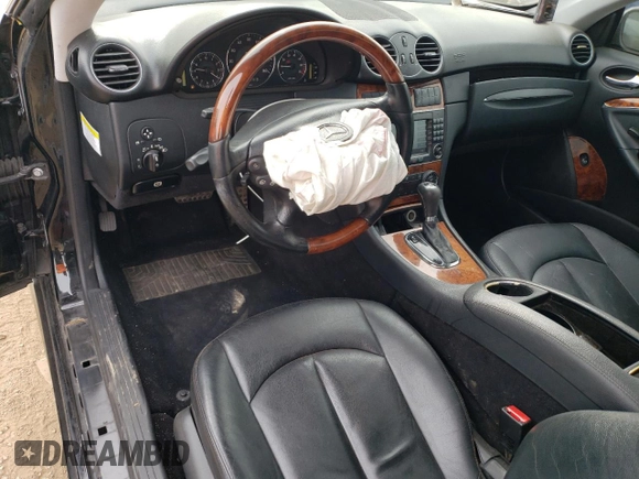 2008 Mercedes-Benz CLK-Class 5.5L with VIN WDBTJ72H08F245331, listed as a Copart auction lot 52142694 with 68,697 mi miles and Salvage Title. Bid and sale history available at carsss.com. Image 8.
