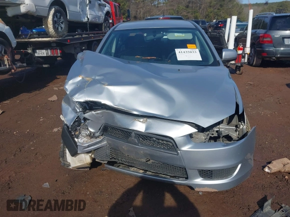 2012 Mitsubishi Lancer ES with VIN JA32U2FU0CU032137, listed as a IAAI auction lot 41435033 with 177,811 mi miles. Bid and sale history available at carsss.com. Image 6.