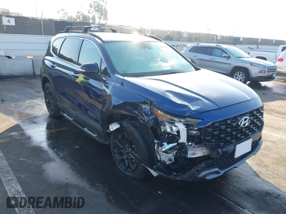 2022 Hyundai Santa Fe XRT with VIN 5NMS6DAJ1NH396954, listed as a IAAI auction lot 41437662 with 35,595 mi miles. Bid and sale history available at carsss.com. Image 1.