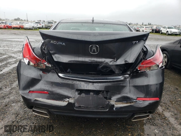 2012 Acura TL Tech Auto with VIN 19UUA8F59CA002104, listed as a Copart auction lot 49138385 with 127,319 mi miles and Salvage Title. Bid and sale history available at carsss.com. Image 6.