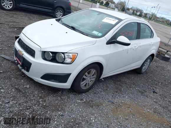 2015 Chevrolet Sonic LT with VIN 1G1JC5SH2F4105547, listed as a IAAI auction lot 42147287 with 59,073 mi miles and . Bid and sale history available at DreamBid. Image 2.