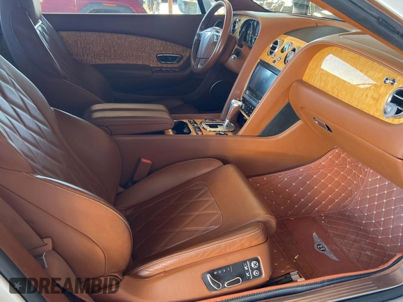 2012 Bentley Continental GT with VIN SCBGR3ZA1CC077130, listed as a Copart auction lot 88728055 with 36,270 mi miles and Clean Title. Bid and sale history available at DreamBid. Image 5.