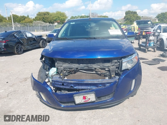 2013 Ford Edge SEL with VIN 2FMDK3JC2DBA35614, listed as a IAAI auction lot 41892784 with 148,278 mi miles. Bid and sale history available at carsss.com. Image 13.