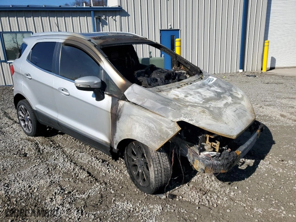 2019 Ford EcoSport Titanium with VIN MAJ6S3KL4KC306901, listed as a Copart auction lot 50144905 with 0 mi miles and Salvage Title. Bid and sale history available at carsss.com. Image 4.
