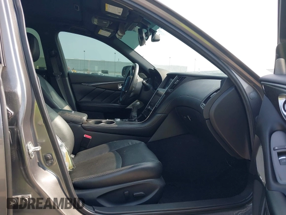2021 Infiniti Q50 Sensory with VIN JN1EV7CP5MM703829, listed as a IAAI auction lot 41951117 with 60,314 mi miles and . Bid and sale history available at DreamBid. Image 5.