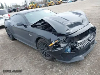 2019 Ford Mustang GT with VIN 1FA6P8CF7K5119339, listed as a IAAI auction lot 41765669 with 27,936 mi miles. Bid and sale history available at carsss.com. Image 1.
