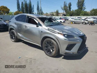 2020 Lexus NX 300 F Sport z VIN JTJSARBZ6L5002443, wystawiony jako Copart lot #45483525 z przebiegiem 50 843 mil mil oraz Nie do naprawy • Non repairable. Historia ofert i sprzedaży dostępna na DreamBid. Obrazek 4.