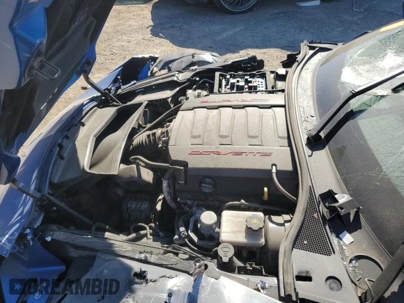 2016 Chevrolet Corvette 1LT with VIN 1G1YB2D72G5107038, listed as a Copart auction lot 76585924 with 0 mi miles and Salvage Title. Bid and sale history available at carsss.com. Image 11.