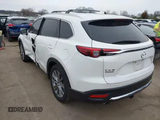 2021 Mazda CX-9 Signature with VIN JM3TCBEY7M0516772, listed as a IAAI auction lot 41553396 with 36,749 mi miles. Bid and sale history available at carsss.com. Image 3.