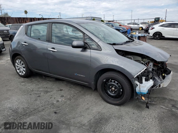 2017 Nissan LEAF SL with VIN 1N4BZ0CPXHC310325, listed as a Copart auction lot 63435333 with 37,787 mi miles. Bid and sale history available at carsss.com. Image 4.
