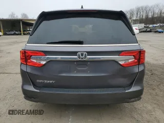2020 Honda Odyssey EX-L with VIN 5FNRL6H75LB068609, listed as a Copart auction lot 52558295 with 59,841 mi miles and Salvage Title. Bid and sale history available at carsss.com. Image 6.