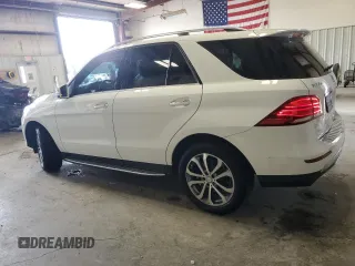 2016 Mercedes-Benz GLE 350 with VIN 4JGDA5HB2GA720658, listed as a Copart auction lot 60556385 with 109,415 mi miles and Salvage title. Bid and sale history available at DreamBid. Image 2.
