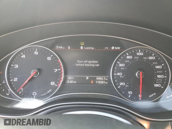 2014 Audi A7 Premium Plus с VIN WAUWGAFC3EN001888, выставлен на аукционе Copart как лот 45720635 с пробегом 116 351 миль миль и Чистый • Clean title. История ставок и продаж доступна на DreamBid. Изображение 9.