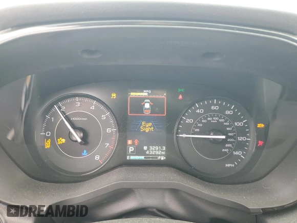 2022 Subaru Impreza with VIN 4S3GKAB62N3610522, listed as a Copart auction lot 62023365 with 43,292 mi miles and Salvage title. Bid and sale history available at DreamBid. Image 9.