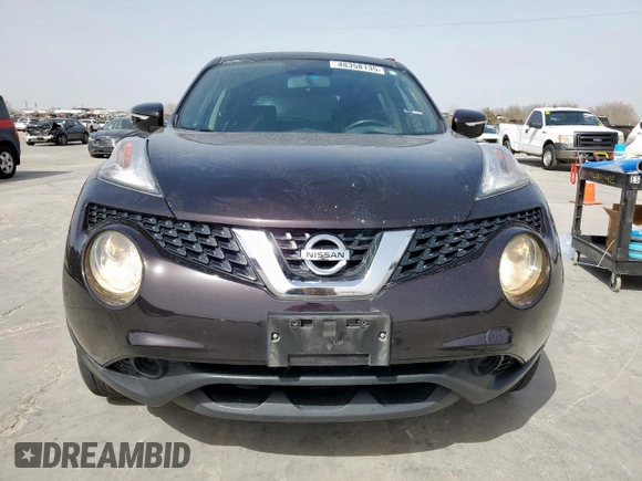 2017 Nissan Juke SL with VIN JN8AF5MR4HT703737, listed as a Copart auction lot 48358135 with 111,420 mi miles and Salvage Title. Bid and sale history available at carsss.com. Image 5.