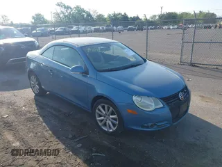 2007 Volkswagen Eos 2.0T with VIN WVWFA71F17V029541, listed as a IAAI auction lot 42171659 with 185,293 mi miles and . Bid and sale history available at DreamBid. Image 1.