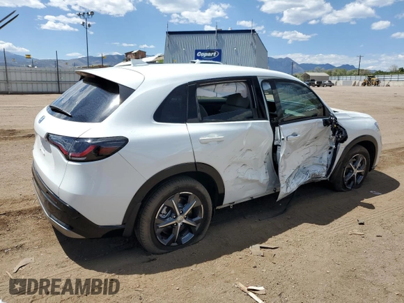 2024 Honda HR-V EX-L with VIN 3CZRZ2H75RM741856, listed as a Copart auction lot 56608415 with 6,141 mi miles and Salvage title. Bid and sale history available at DreamBid. Image 3.