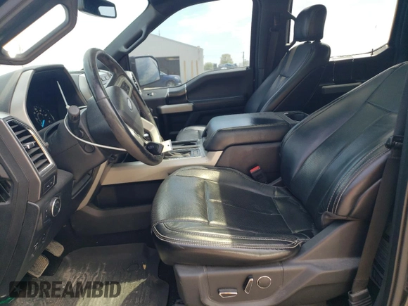 2018 Ford F-150 XL with VIN 1FTFW1E17JFD68061, listed as a Copart auction lot 53509535 with 189,189 mi miles and Salvage title. Bid and sale history available at DreamBid. Image 7.