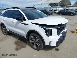 2024 Kia Sorento X-Line SX Prestige with VIN 5XYRKDJF5RG267377, listed as a IAAI auction lot 41613802 with 4,177 mi miles. Bid and sale history available at carsss.com. Image 1.