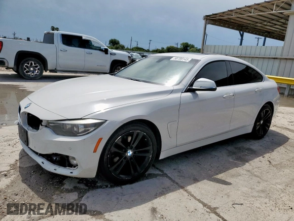 2019 BMW 4 Series 430i z VIN WBA4J1C52KBM16826, wystawiony jako Copart lot #58789145 z przebiegiem 168 904 mil mil oraz Czysty tytuł • Clean title. Historia ofert i sprzedaży dostępna na DreamBid. Obrazek 1.