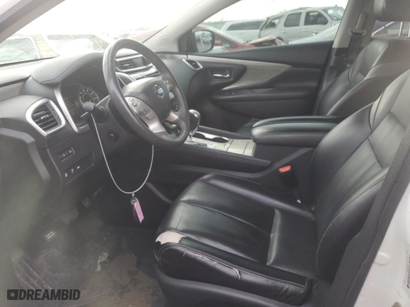 2017 Nissan Murano SV with VIN 5N1AZ2MG0HN161049, listed as a Copart auction lot 87997455 with 76,728 mi miles and Salvage Title. Bid and sale history available at carsss.com. Image 7.