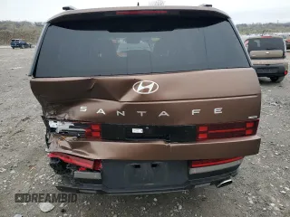 2024 Hyundai Santa Fe Limited z VIN 5NMP4DGL1RH030440, wystawiony jako Copart lot #51807025 z przebiegiem 6 988 mil mil oraz Szkoda całkowita • Salvage title. Historia ofert i sprzedaży dostępna na DreamBid. Obrazek 6.