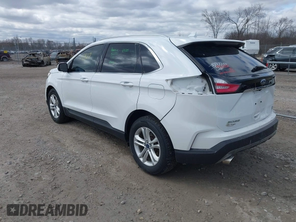 2019 Ford Edge SEL with VIN 2FMPK4J91KBB15166, listed as a IAAI auction lot 42018927 with 131,732 mi miles. Bid and sale history available at carsss.com. Image 3.