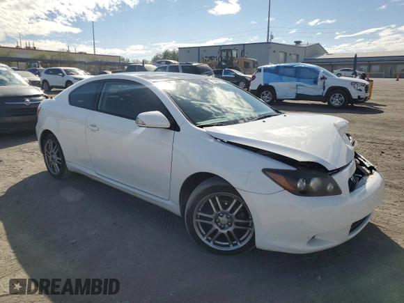 2010 Scion tC with VIN JTKDE3B70A0304955, listed as a Copart auction lot 72431524 with 97,719 mi miles and Salvage Title. Bid and sale history available at carsss.com. Image 4.
