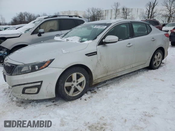2014 Kia Optima LX with VIN 5XXGM4A73EG335796, listed as a Copart auction lot 89120645 with 199,249 mi miles and Salvage Title. Bid and sale history available at carsss.com. Image 1.