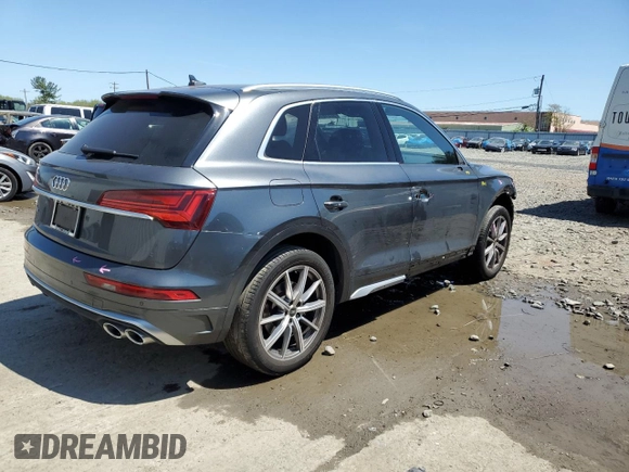2022 Audi SQ5 Premium with VIN WA1A4AFY0N2087173, listed as a Copart auction lot 50318184 with 54,453 mi miles and . Bid and sale history available at DreamBid. Image 3.