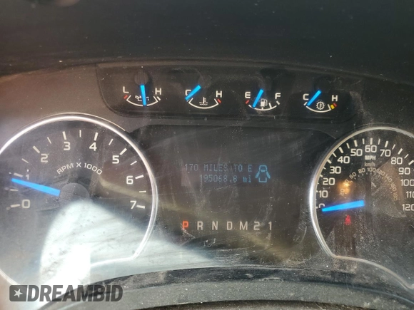 2014 Ford F-150 XL with VIN 1FTFX1EF4EFB48505, listed as a Copart auction lot 58985655 with 195,068 mi miles and Salvage title. Bid and sale history available at DreamBid. Image 9.