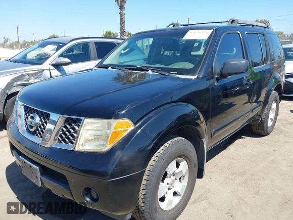 2005 Nissan Pathfinder LE with VIN 5N1AR18UX5C721693, listed as a IAAI auction lot 42626528 with 207,968 mi miles and . Bid and sale history available at DreamBid. Image 2.