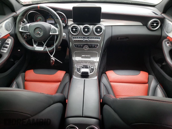 2017 Mercedes-Benz C 63 S AMG with VIN 55SWF8HB3HU193401, listed as a Copart auction lot 49440934 with 35,623 mi miles and . Bid and sale history available at DreamBid. Image 8.