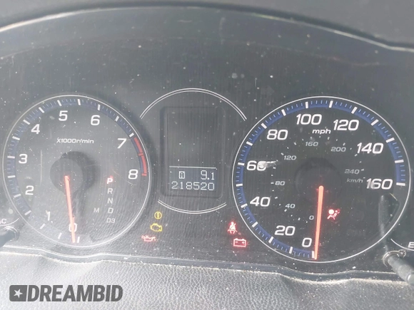 2007 Acura TSX Navi with VIN JH4CL96997C000035, listed as a IAAI auction lot 42090781 with 218,520 mi miles. Bid and sale history available at carsss.com. Image 7.