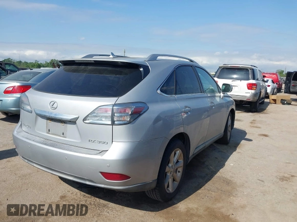2010 Lexus RX 350 with VIN 2T2ZK1BA5AC031180, listed as a IAAI auction lot 42035307 with 186,005 mi miles. Bid and sale history available at carsss.com. Image 4.