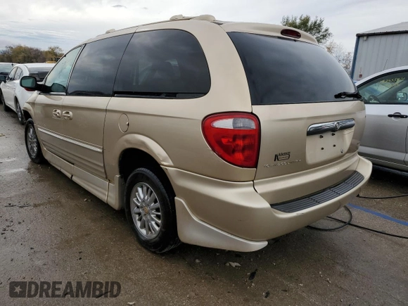 2001 Chrysler Town & Country Limited with VIN 2C8GP64L21R387318, listed as a Copart auction lot 79038314 with 103,637 mi miles and Salvage Title. Bid and sale history available at carsss.com. Image 2.