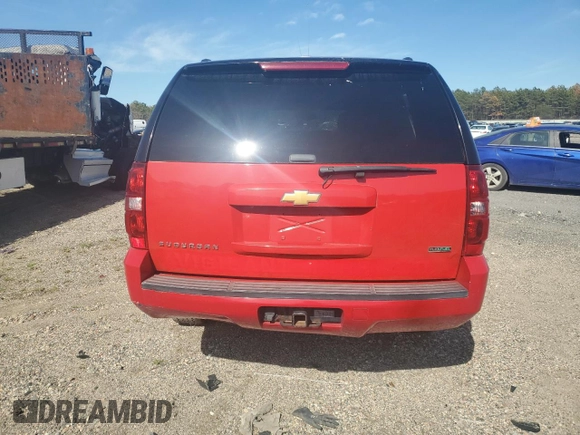 2012 Chevrolet Suburban LS with VIN 1GNSKHE72CR156572, listed as a Copart auction lot 39384824 with 127,865 mi miles and Salvage Title. Bid and sale history available at carsss.com. Image 6.