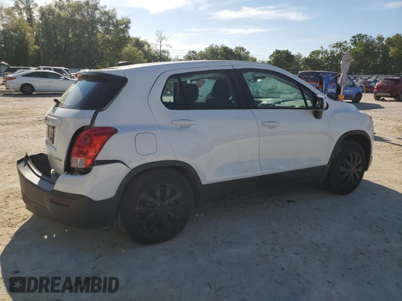 2015 Chevrolet Trax LS with VIN 3GNCJKSBXFL235691, listed as a Copart auction lot 50619025 with 143,004 mi miles and Salvage Title. Bid and sale history available at carsss.com. Image 3.
