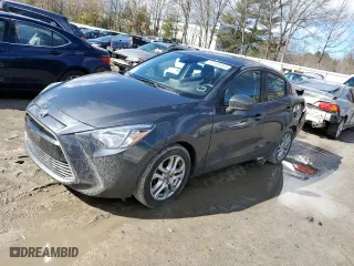 2017 Toyota Yaris iA with VIN 3MYDLBYV5HY187582, listed as a Copart auction lot 45193365 with 98,096 mi miles and Salvage Title. Bid and sale history available at carsss.com. Image 1.