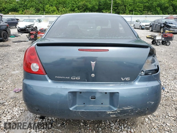 2006 Pontiac G6 6-Cyl z VIN 1G2ZG558064174395, wystawiony jako Copart lot #55348985 z przebiegiem 201 150 mil mil oraz Szkoda całkowita • Salvage title. Historia ofert i sprzedaży dostępna na DreamBid. Obrazek 6.