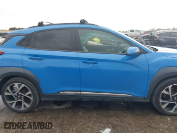 2022 Hyundai Kona Limited with VIN KM8K53A33NU913545, listed as a IAAI auction lot 41879560 with 21,416 mi miles. Bid and sale history available at carsss.com. Image 12.