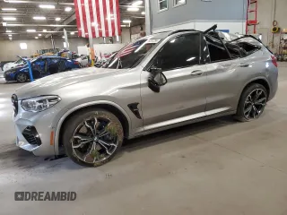 2020 BMW X3 M with VIN 5YMTS0C07L9B29768, listed as a Copart auction lot 76204704 with 41,549 mi miles and Salvage Title. Bid and sale history available at carsss.com. Image 1.