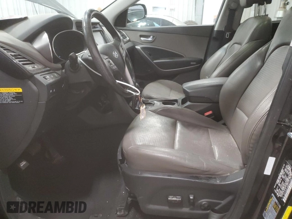 2014 Hyundai Santa Fe Sport with VIN 5XYZU3LB8EG155875, listed as a Copart auction lot 49855465 with 121,059 mi miles and Salvage Title. Bid and sale history available at carsss.com. Image 7.
